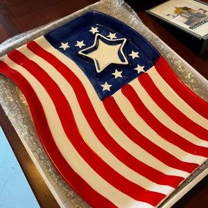 KITCHENWORTHY Chip/Veggie & Dip Platter